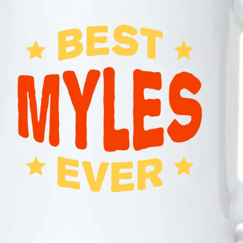 Best Myles Ever Name Birthday Nickname Bday Personalized Gift Black Color Changing Mug