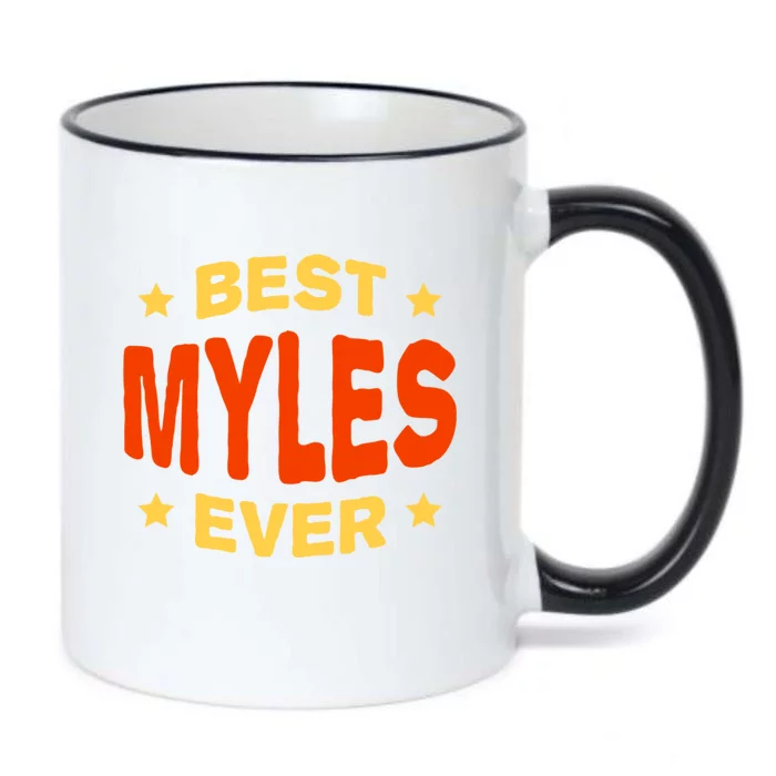 Best Myles Ever Name Birthday Nickname Bday Personalized Gift Black Color Changing Mug