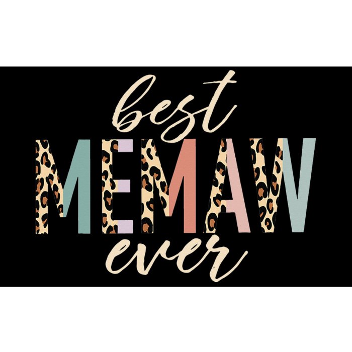 Best Memaw Ever Gifts Leopard funny Mothers Day Bumper Sticker