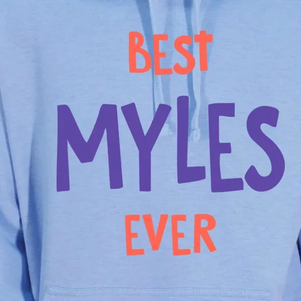 Best Myles Ever Personalized First Name Custom Nickname Gift Unisex Surf Hoodie