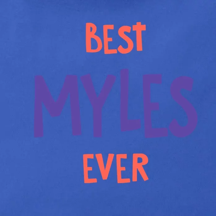 Best Myles Ever Personalized First Name Custom Nickname Gift Zip Tote Bag