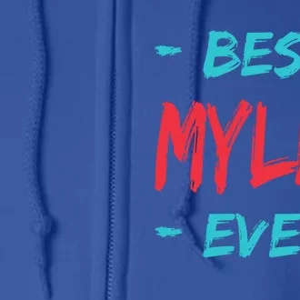 Best Myles Ever Personalized Name Custom Nickname Couples Meaningful Gift Full Zip Hoodie