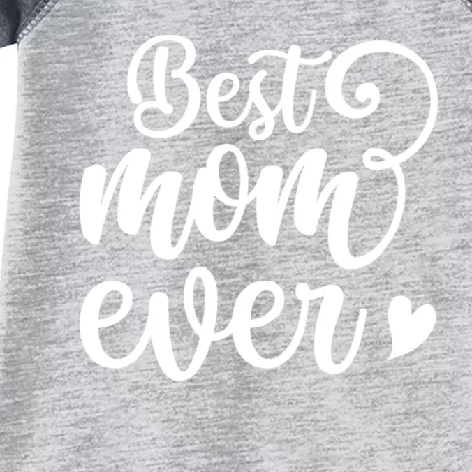 Best Mom Ever Mother's Day Gift Infant Baby Jersey Bodysuit