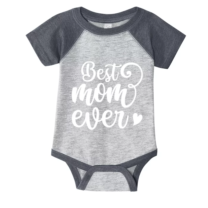 Best Mom Ever Mother's Day Gift Infant Baby Jersey Bodysuit