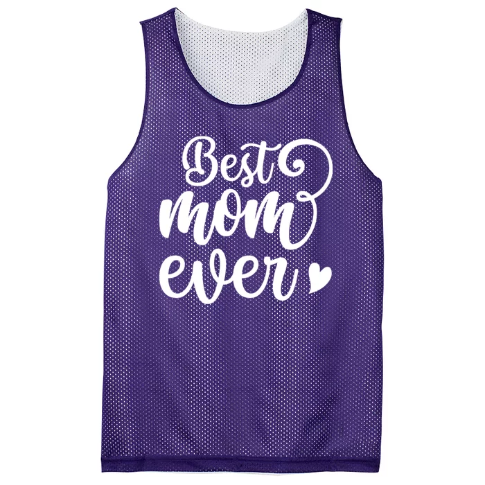 Best Mom Ever Mother's Day Gift Mesh Reversible Basketball Jersey Tank