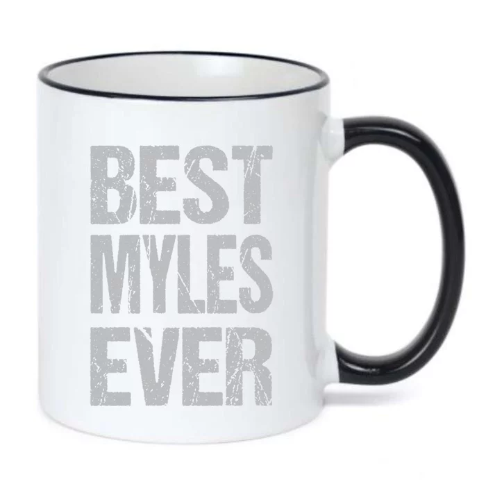 Best Myles Ever Personalized Name Custom Nickname Family Gift Black Color Changing Mug