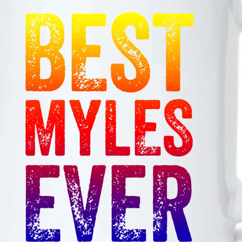 Best Myles Ever Gift Funny Personalized First Name Myles Meaningful Gift Black Color Changing Mug