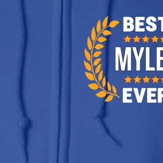 Best Myles Ever With Five Stars Name Myles Great Gift Full Zip Hoodie