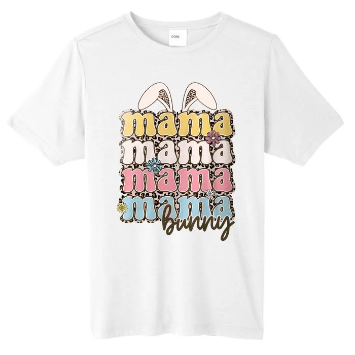 Bunny Mama Eater Day Mother Mom Family Matching Easter Day Gift Idea ChromaSoft Performance T-Shirt