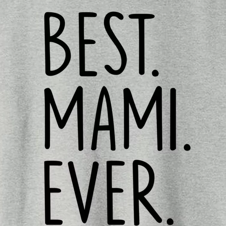 Best Mami Ever Gift Women's Crop Top Tee