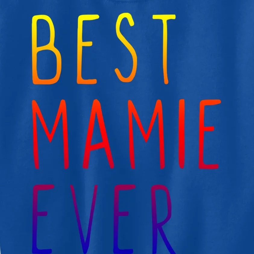 Best Mamie Ever Family Funny Cool Gift Kids Sweatshirt