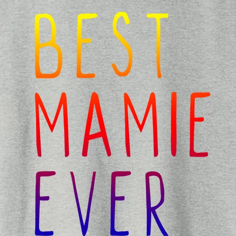 Best Mamie Ever Family Funny Cool Gift Women's Crop Top Tee