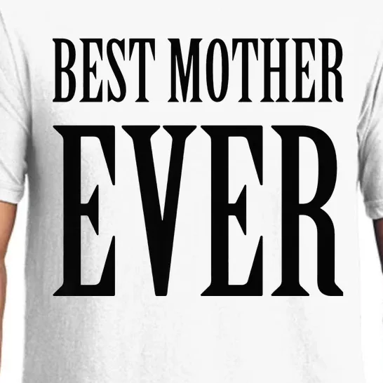 BEST MOTHER EVER Black Pajama Set