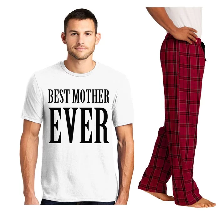 BEST MOTHER EVER Black Pajama Set