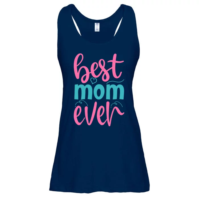 Best Mom Ever Cute Mother's Day Gift Ladies Essential Flowy Tank