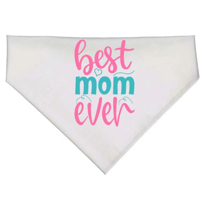 Best Mom Ever Cute Mother's Day Gift USA-Made Doggie Bandana