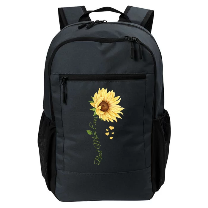 Best Mom Ever Sunflower Cute Mothers Day Daily Commute Backpack