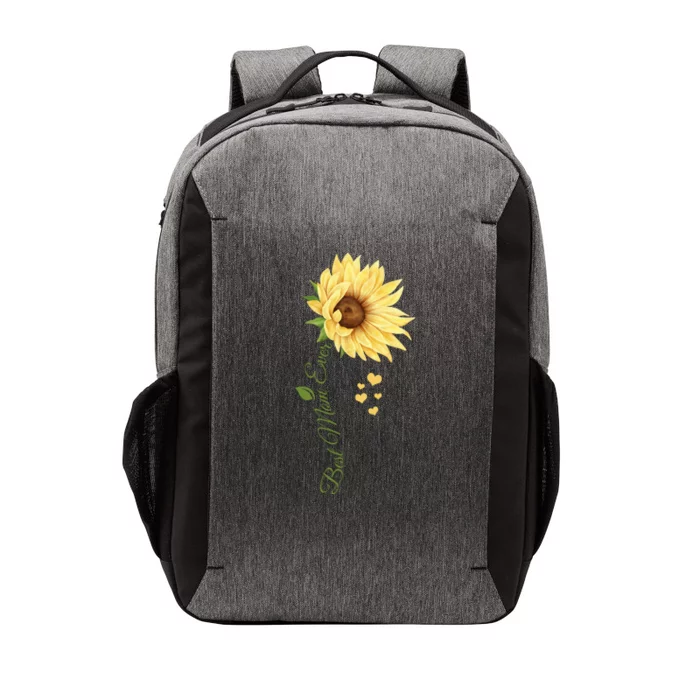 Best Mom Ever Sunflower Cute Mothers Day Vector Backpack