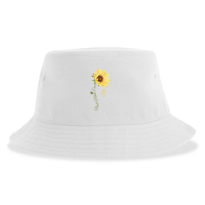 Best Mom Ever Sunflower Cute Mothers Day Sustainable Bucket Hat