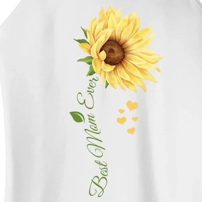 Best Mom Ever Sunflower Cute Mothers Day Women’s Perfect Tri Rocker Tank