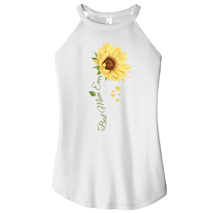 Best Mom Ever Sunflower Cute Mothers Day Women’s Perfect Tri Rocker Tank