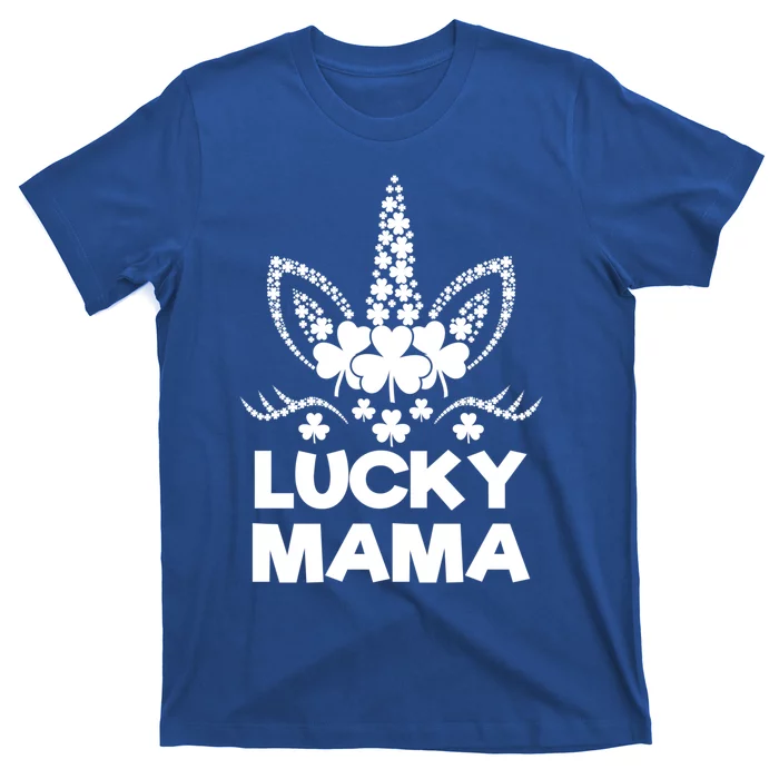 Best Mom Ever Lucky Mama St Patrick's Day Unicorn Graphic Funny Gift T-Shirt