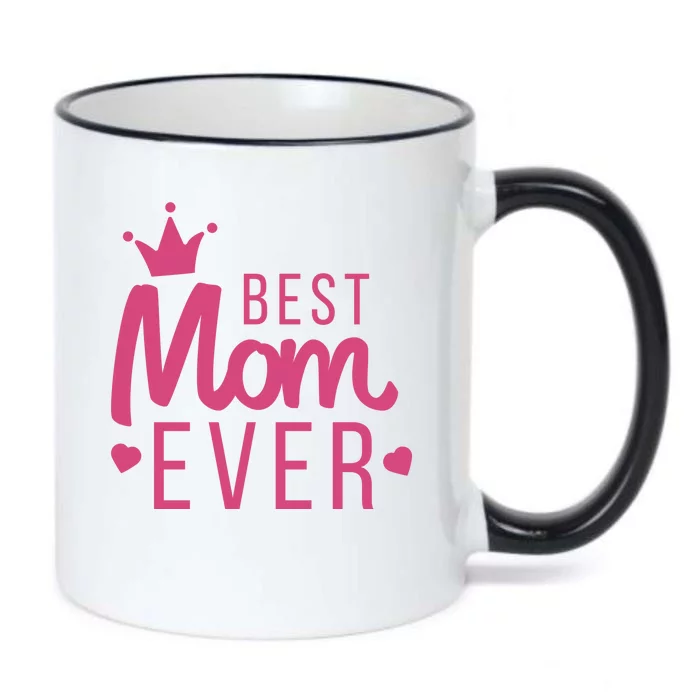 Best Mom Ever Crown Black Color Changing Mug