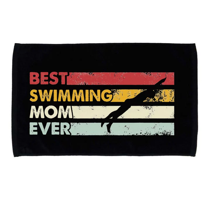 Best Mom Ever Mother Vintage Swimming Microfiber Hand Towel