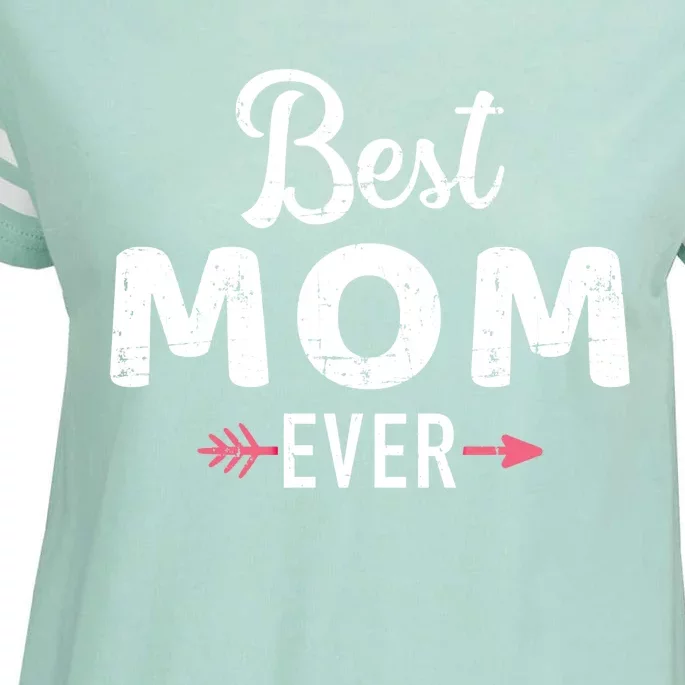 Best Mom Ever Mothers Day Cool Gift Enza Ladies Jersey Football T-Shirt