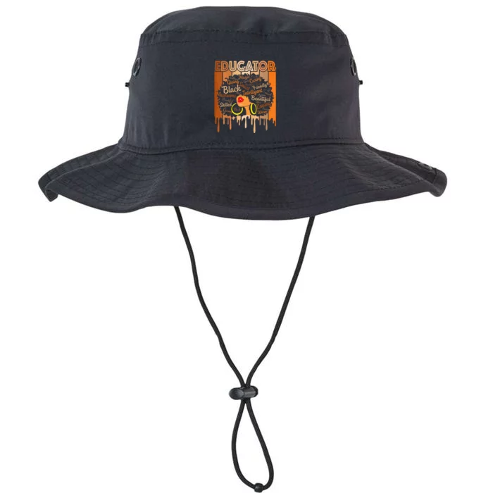 Black Melanin Educator Apparel American African Pride Legacy Cool Fit Booney Bucket Hat