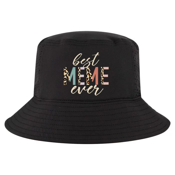 Best Meme Ever Gifts Leopard Print Mothers Day Cool Comfort Performance Bucket Hat