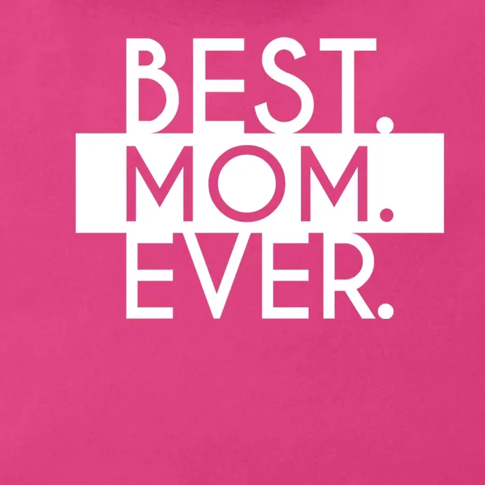 Best Mom Ever Cute Gift Zip Tote Bag