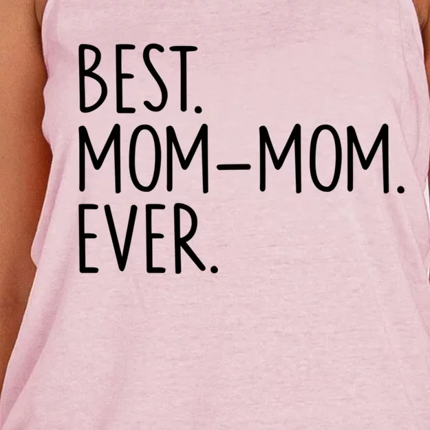 Best Momgiftmom Ever Meaningful Gift Women's Knotted Racerback Tank