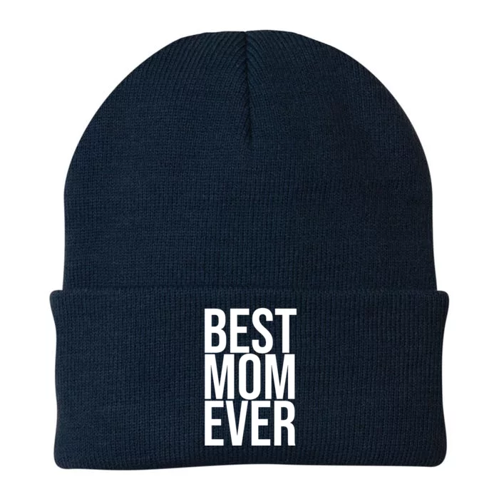 Best Mom Ever Cute Gift For Mom Knit Cap Winter Beanie