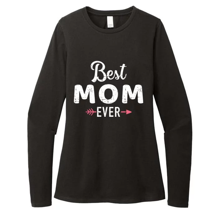 Best Mom Ever Mother's Day Funny Gift Womens CVC Long Sleeve Shirt