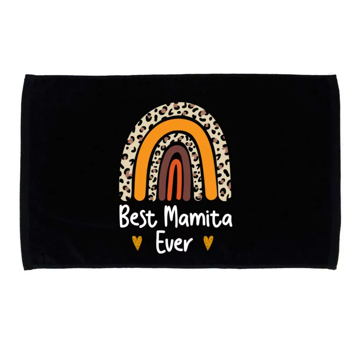 Best Mamita Ever Flowers Mothers Day From Daughter Great Gift Son Gift Microfiber Hand Towel