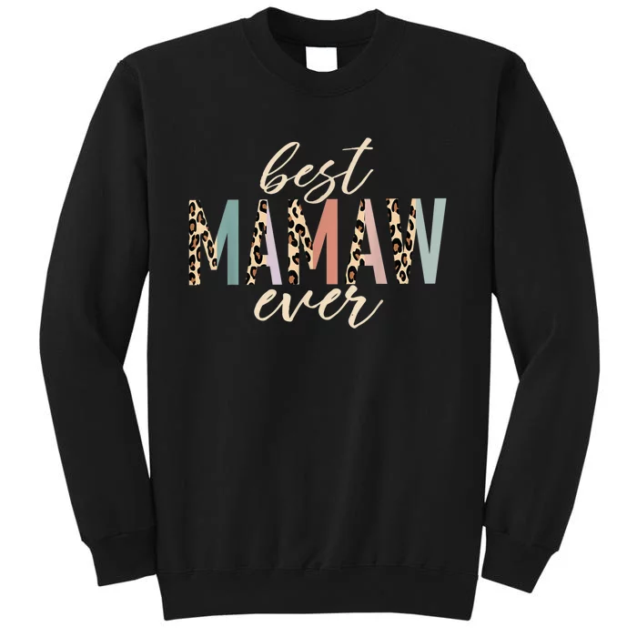 Best Mamaw Ever Gifts Leopard Print Mothers Day Sweatshirt