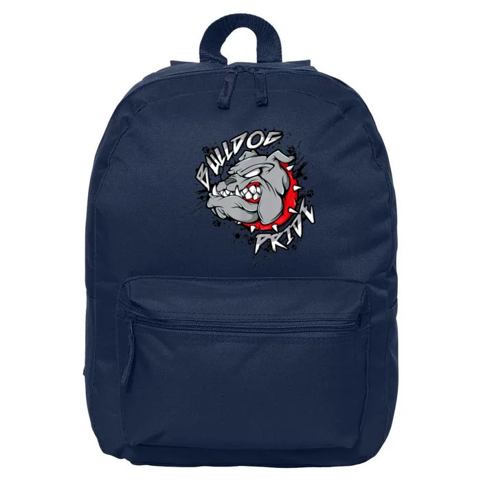 Bulldog Mascot English Bulldog Pride And Loyalty 16 in Basic Backpack