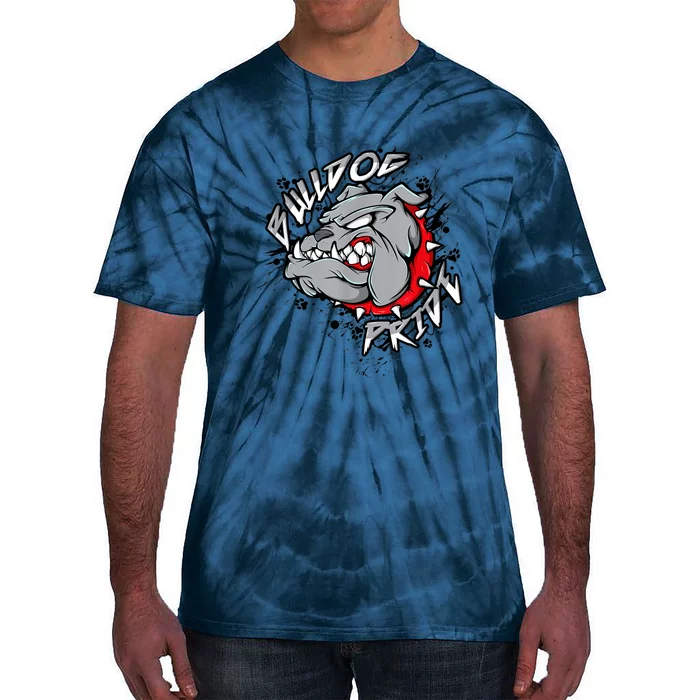 Bulldog Mascot English Bulldog Pride And Loyalty Tie-Dye T-Shirt