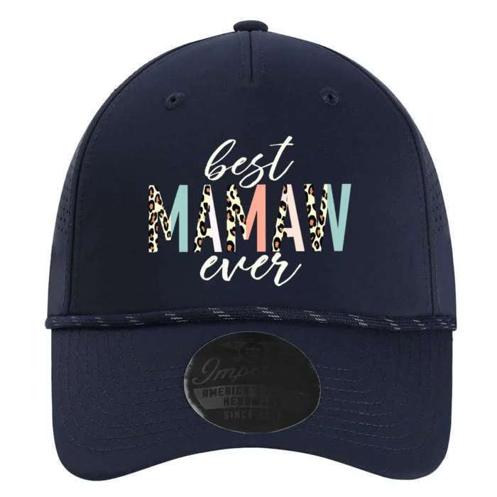 Best Mamaw Ever Gift Leopard Print Mothers Day Performance The Dyno Cap