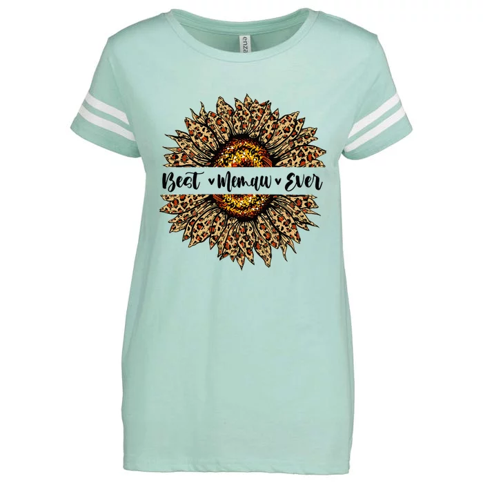 Best Memaw Ever Sunflower Memaw Mothers Day Gifts Enza Ladies Jersey Football T-Shirt