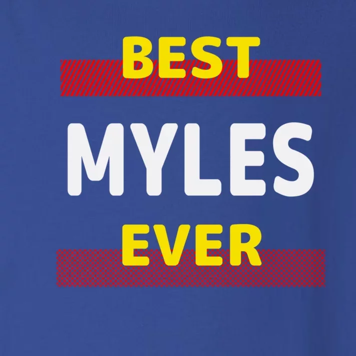 Best Myles Ever Friends Name Buddy Nickname Personalized Meaningful Gift Toddler Long Sleeve Shirt