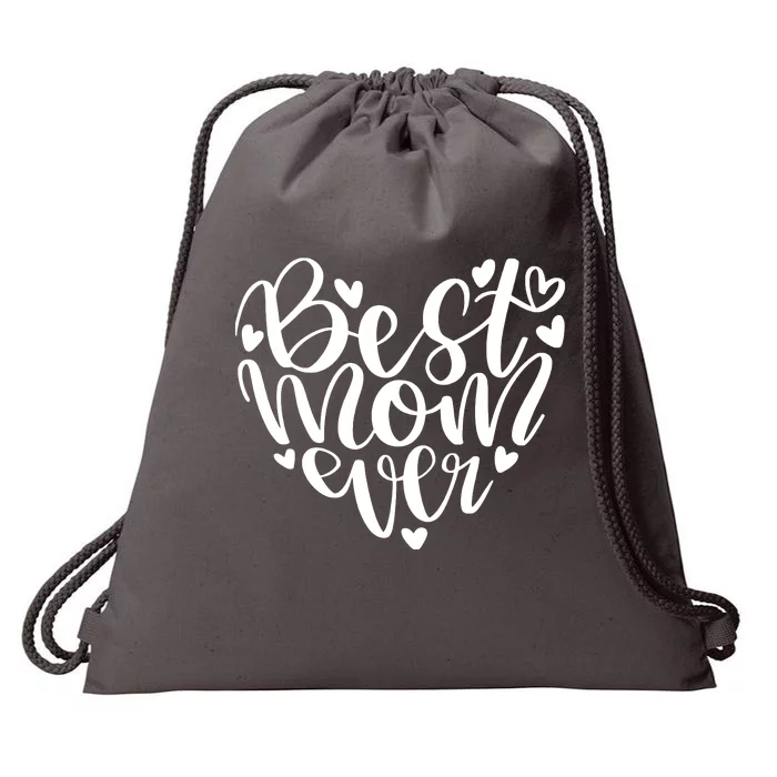 Best Mom Ever Drawstring Bag