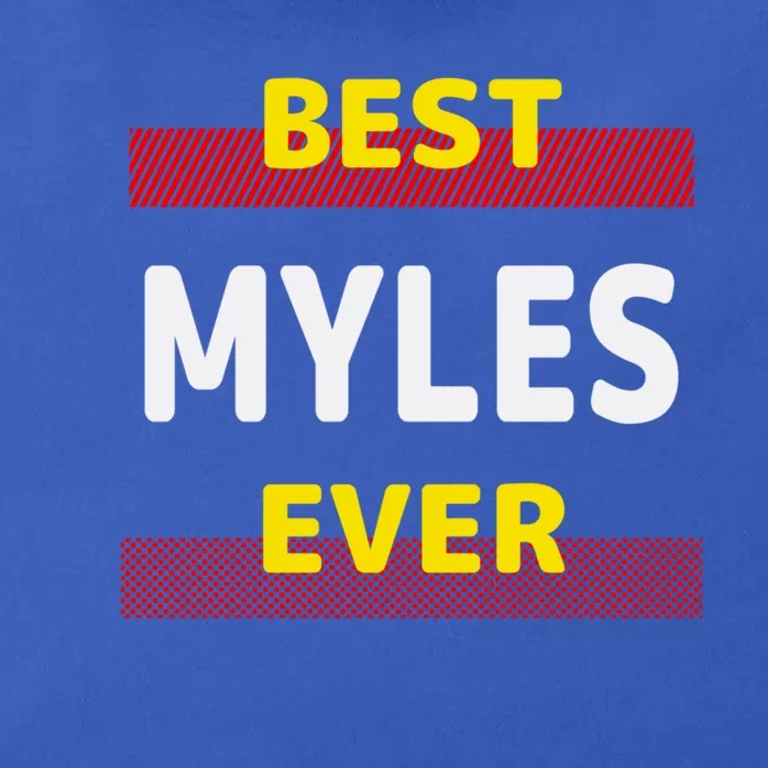 Best Myles Ever Friends Name Buddy Nickname Personalized Meaningful Gift Zip Tote Bag