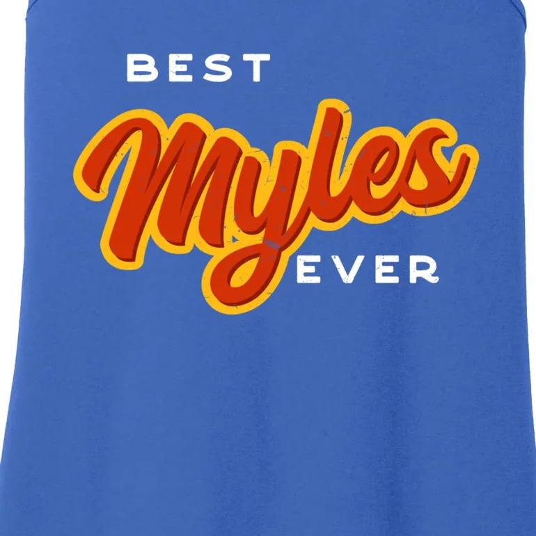 Best Myles Ever Funny Couples Humor Lovers Sarcastic Name Great Gift Ladies Essential Tank