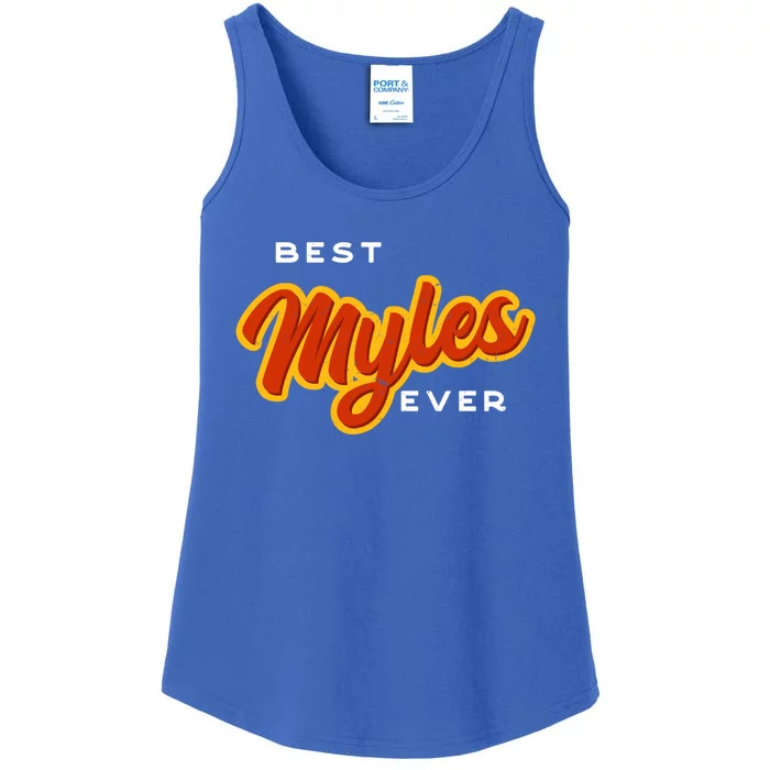 Best Myles Ever Funny Couples Humor Lovers Sarcastic Name Great Gift Ladies Essential Tank