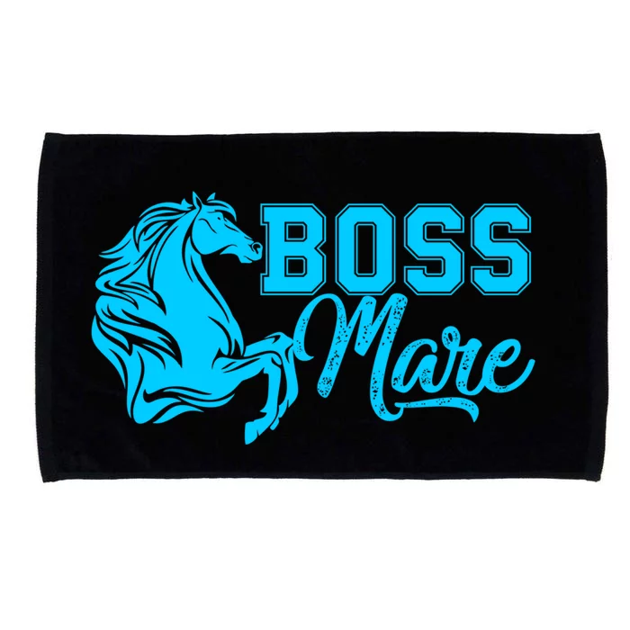 Boss Mare Equestrian Horseback Riding Gift Gift Microfiber Hand Towel