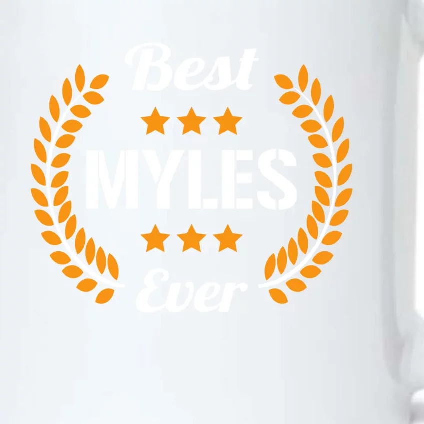 Best Myles Ever Funny Saying First Name Myles Gift Black Color Changing Mug