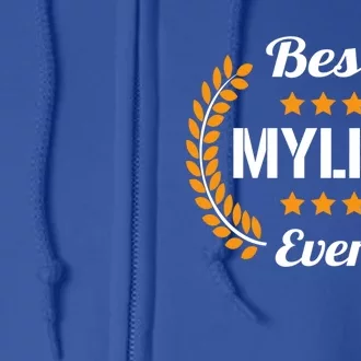 Best Myles Ever Funny Saying First Name Myles Gift Full Zip Hoodie