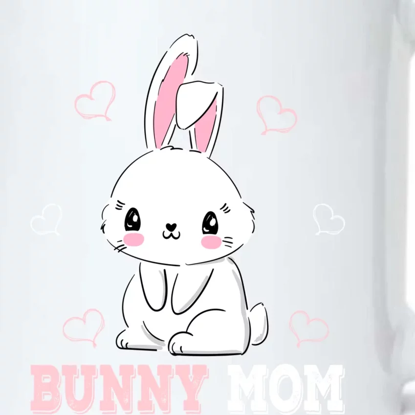 Bunny Mom Easter Cute Bunny Mother Gift Black Color Changing Mug